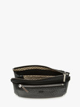 Porte-monnaie Cuir Mila louise Noir vintage 3802EC-vue-porte