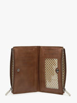 Portefeuille Cuir Mila louise Marron vintage 3576V-vue-porte