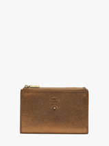 Portefeuille Leder Mila louise Bruin vintage 3576X