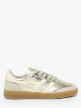 Sneakers En Cuir Gola Or women CLB783