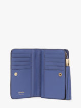 Portefeuille Compact Premier Flirt Cuir Lancel Bleu premier flirt A11136-vue-porte