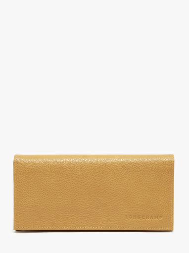 Longchamp Le foulonn Portefeuille Jaune