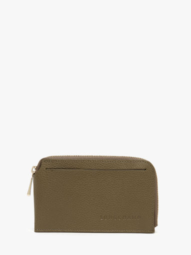Longchamp Le foulonn Porte billets/cartes Vert