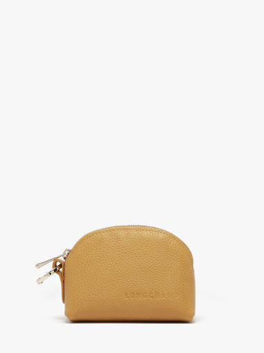 Longchamp Le foulonn Porte monnaie Jaune