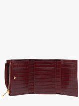 Longchamp Longchamp pocket croco Portefeuille Bruin-vue-porte
