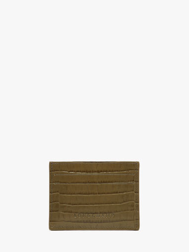 Longchamp Longchamp pocket croco Porte billets/cartes Vert