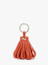 Porte-clefs Dahlia Cuir Nathan baume Orange original n 100100N