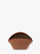 Porte-monnaie Cuir Nathan baume Marron original n 340N-vue-porte