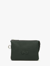 Porte-monnaie 2 Compartiments Cuir Nathan baume Vert original n 302N