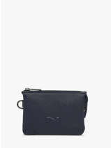 Porte-monnaie 2 Compartiments Cuir Nathan baume Bleu original n 302N