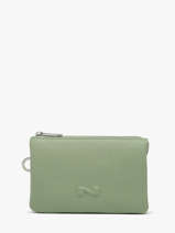 Etui 2 Compartimenten Leder Nathan baume Groen original n 283N