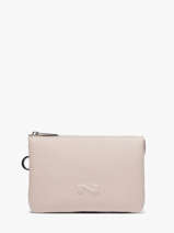 Trousse 2 Compartiments Cuir Nathan baume Beige original n 283N