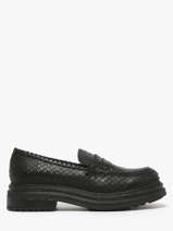 Mocassins En Cuir Aliwell Noir women A0234