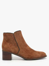 Bottines  Talon Tiglon En Cuir Mam'zelle Marron women CSIUY48