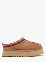 Chaussons Plateforme En Cuir Ugg Marron women 1174471