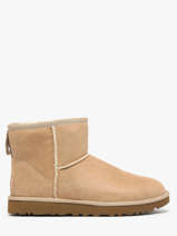 Classic Mini Ii Laarzen Uit Leder Ugg Beige accessoires 1016222