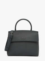 Sac Bandoulire Clarita Cuir Nathan baume Bleu nathan 18