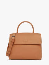 Sac Bandouli�re Clarita Cuir Nathan baume Marron nathan 18