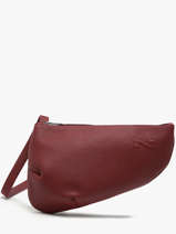 Sac Bandoulire Large City Perle Cuir Nathan baume Rouge n city 1