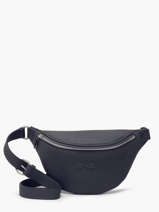 Sac Banane Small Derby Cuir Nathan baume Bleu n city 25