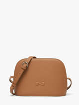 Sac Bandoulire Lilou Cuir Nathan baume Marron egee 2