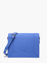 Sac Bandouli�re Rotterdam Cuir Nathan baume Bleu mondrian 3