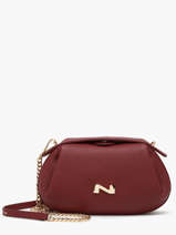 Sac Bandoulire Nymphea Cuir Nathan baume Violet nymphea 2