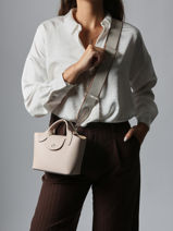 Longchamp Epure timeless Sac port� travers Rose-vue-porte
