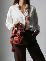 Sac Seau S Premier Flirt Cuir Lancel Rouge premier flirt A10109-vue-porte