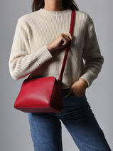 Sac Bandouli�re Sable Miniprix Rouge sable 2-vue-porte