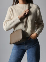 Sac Bandouliere Grained Miniprix Marron grained F8035-vue-porte