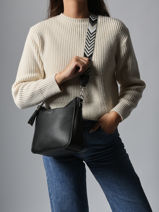 Sac Bandouli�re Grained Miniprix Vert grained F8575-vue-porte