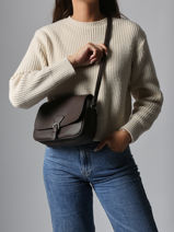 Sac Bandoulire Grained Miniprix Marron grained F3601-vue-porte