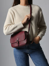 Cross Body Tas Grained Miniprix Violet grained F3601-vue-porte