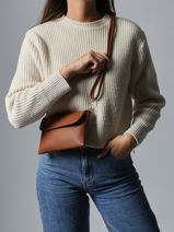 Sac Bandouli�re Grained Miniprix Marron grained H9158-vue-porte