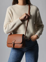 Sac Bandoulire Grained Miniprix Marron grained F3601-vue-porte