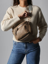 Sac Banane Gallantry Beige sangle Z83047-vue-porte