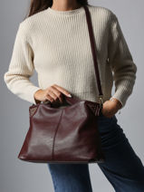 Sac  Main Studs Miniprix Violet studs 2341-vue-porte