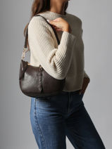 Sac Port paule Bride Lulu castagnette Marron bride ZAYDEN-vue-porte