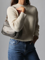 Sac Port paule Pocket Lulu castagnette Argent pocket ZAHYNA-vue-porte