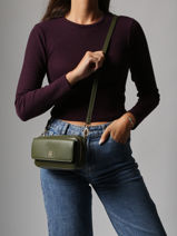 Sac Bandouli�re Th Icon Tommy hilfiger Vert th icon AW17680-vue-porte
