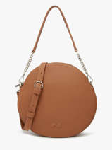 Sac Port paule Anna Cuir Nathan baume Marron nathan 9