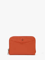 Portemonnee Leder Etrier Oranje madras EMAD900