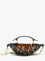 Sac Bandoulire Origami Cuir Lancel Noir origami A13750