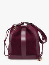 Sac Seau M Elles Cuir Lancel Violet elles A13360