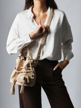 Sac Seau S Premier Flirt Cuir Lancel Beige premier flirt A10109-vue-porte