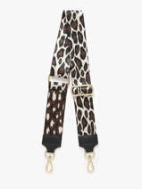 Schouderriem Milano Beige caviar - CA25LGOB