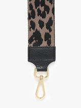 Bandoulire De Sac Milano Marron caviar CA25LGOB-vue-porte