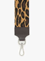 Bandoulire De Sac Milano Marron caviar CA25LGAB-vue-porte