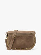 Sac Banane Milano Marron velvet VE24112
